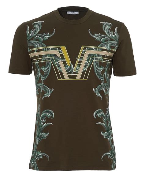 versace t shirt mens uk|versace collection men shirt.